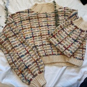 Multi colored sweater